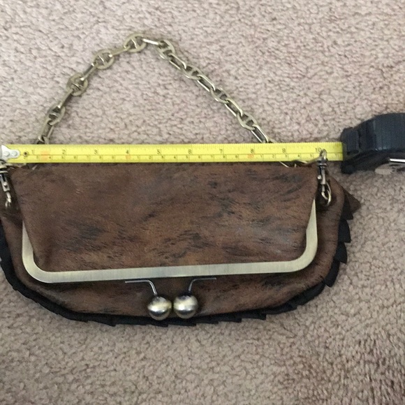 Rampage Clutch bag with gold like chain - Picture 7 of 8